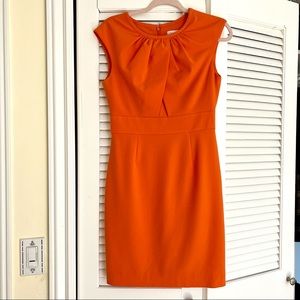 Calvin Klein orange 🍊 sheath dress